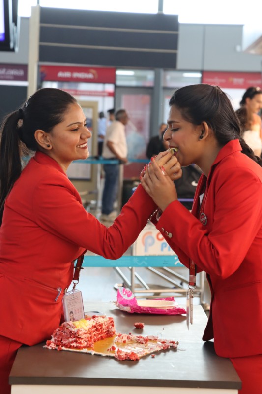 Christmas celebration at Airports